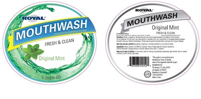 Image Of Label (Royal Mouthwash 1l)